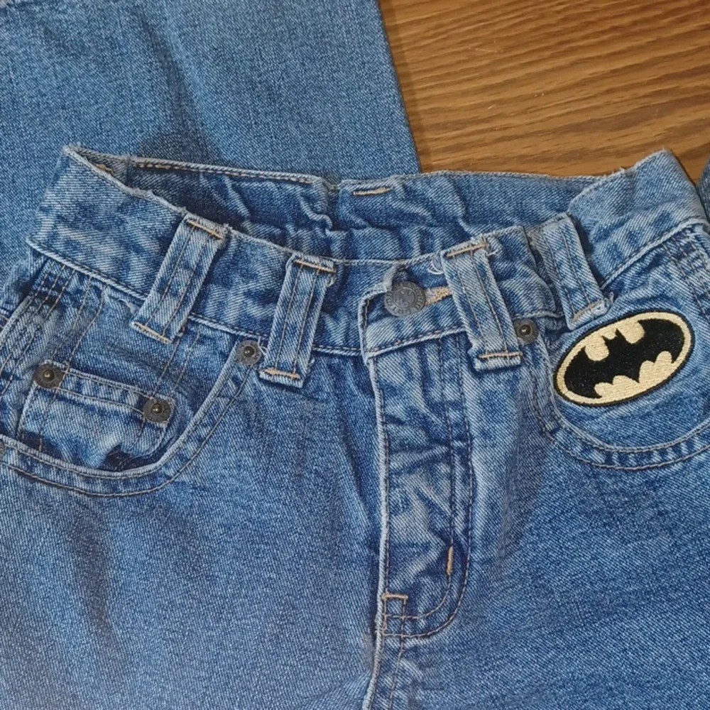 Children's Batman Jeans Warner Bros. Studio Store Size 4 1999 - Picture 6 of 9